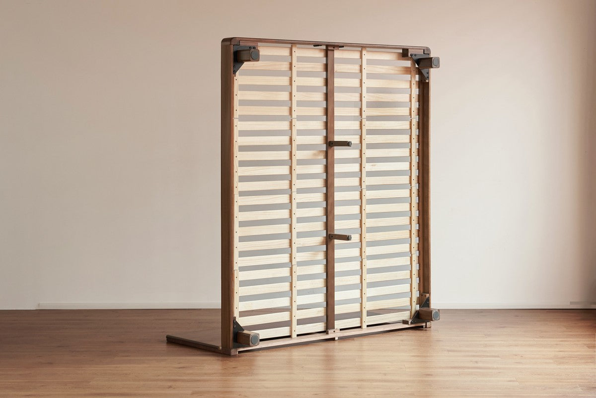 ウンヤ ウォールナット ナチュラル ダブルベッド 12