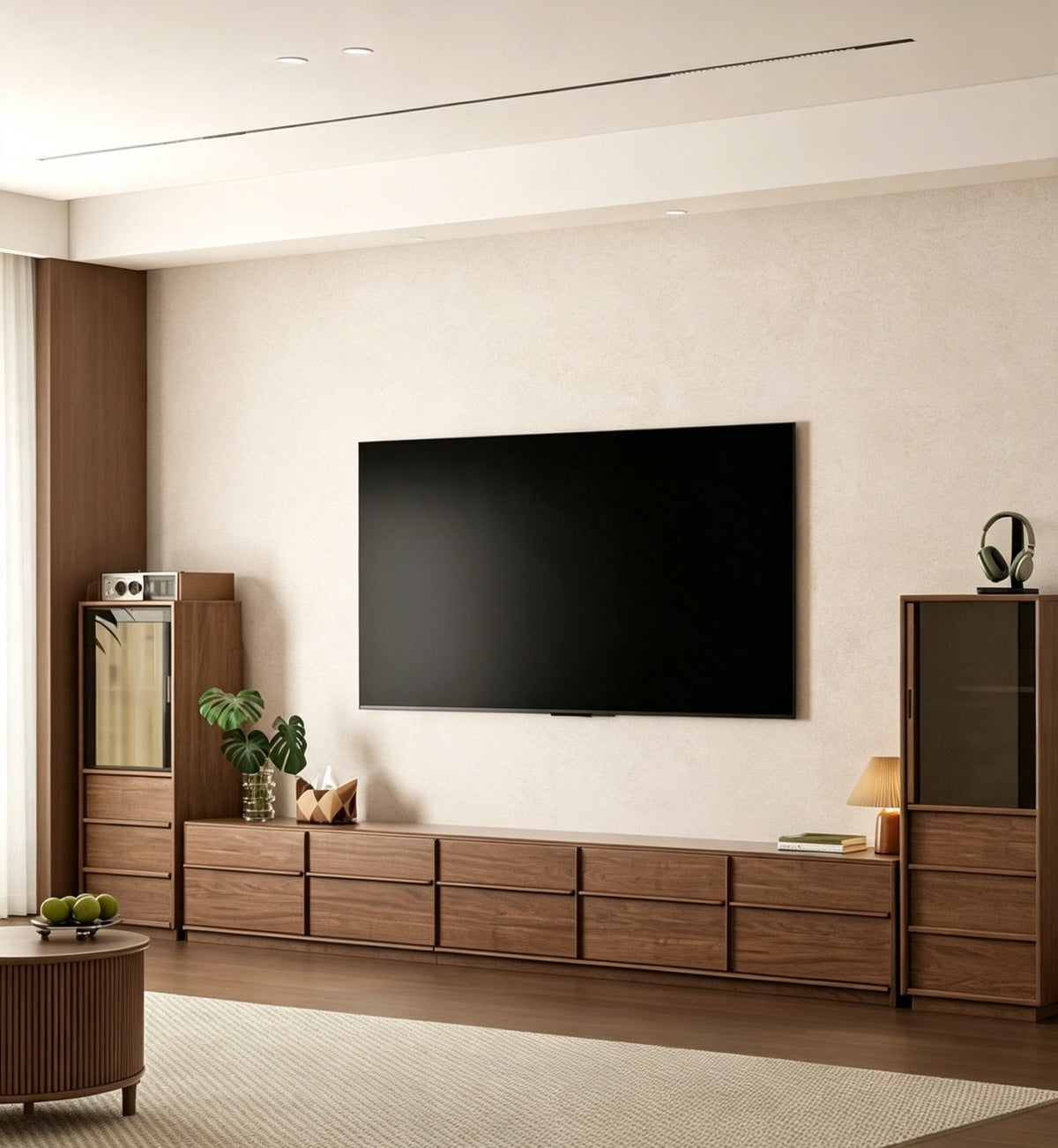 リッタイライン ウォールナット ナチュラル テレビボード 5