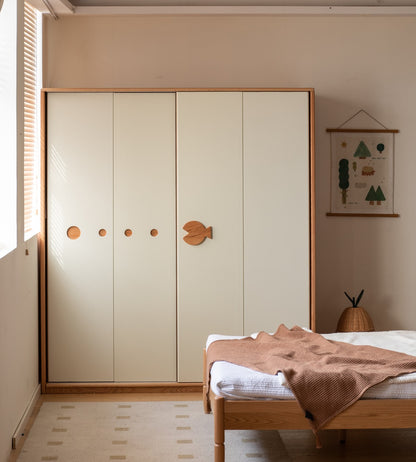 シティ レッドオーク ナチュラル ワードローブ 18