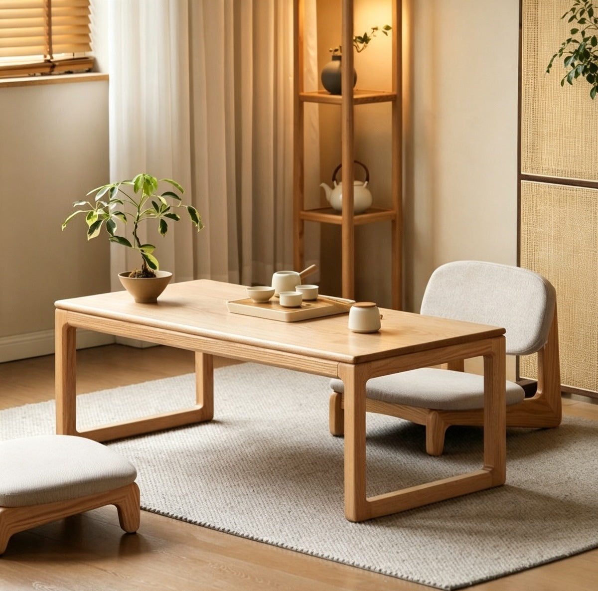 シティ レッドオーク ナチュラル センターテーブル